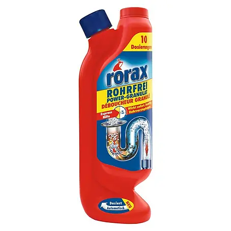 Rorax Rohrfrei Rohrreiniger Power-Granulat