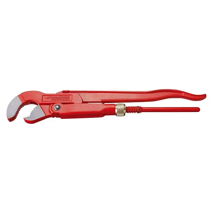 Rothenberger Industrial Eckrohrzange 45° - 1″, Länge: 325 mm, Rot