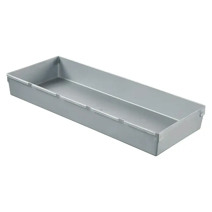 Curver Schubladeneinsatz - 38 x 15 x 5 cm, Silber, Kunststoff
