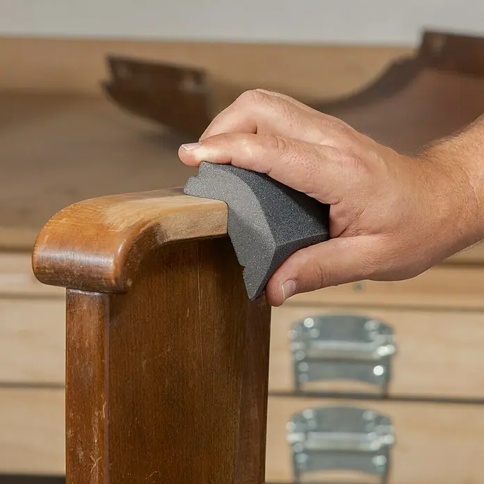 Wolfcraft Schleifschwamm Kontur - Körnung: 60