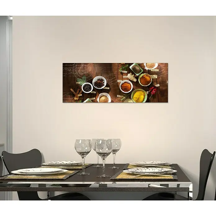 Glasbild - Various Spiecery, B x H: 80 x 30 cm - Stimmungsaufnahme