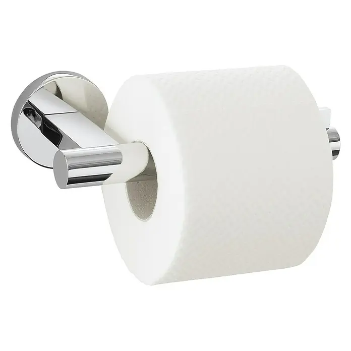 Zack Scala Toilettenpapierhalter - Edelstahl, Glänzend - Vorderansicht