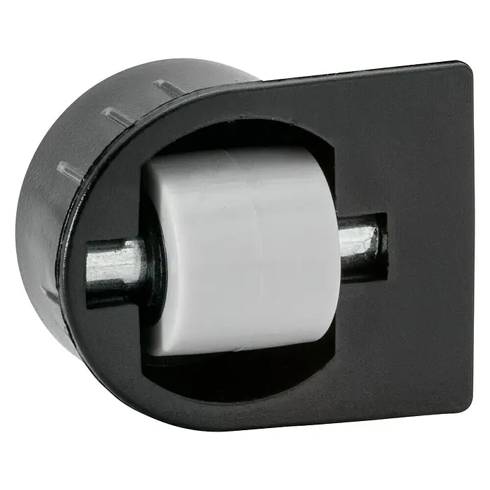 Dörner & Helmer Zakretni kotačić za ugradnju - Ø x V: 32 x 18 mm, Nosivost: 50 kg, Klizni ležaj, Materijal kućišta: Plastika