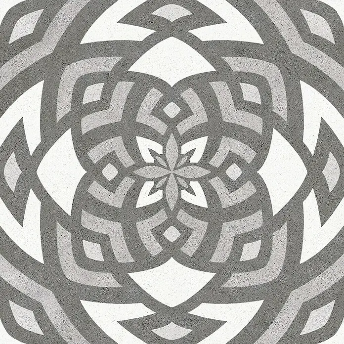 Porculanska pločica Vintage Mix - 25 x 25 cm, Bijelo-sive boje, Mat