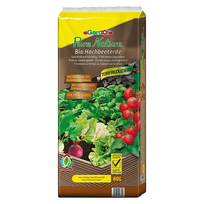 Gardol Pure Nature Bio-Hochbeeterde - 60 l