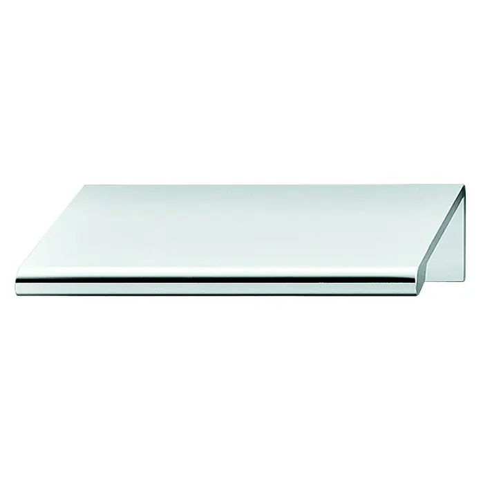 Ručka za namještaj - D x Š x V: 42 x 70 x 18 mm, Aluminij, Kromirano - Pogled sprijeda