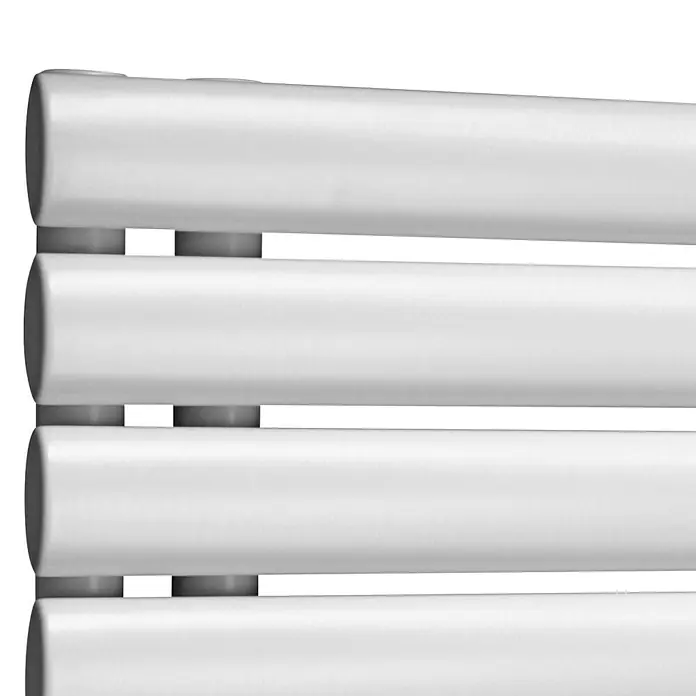 Camargue Designheizkörper Flag Bis - 60 x 121,6 cm, 826 W, Weiß - Detailaufnahme