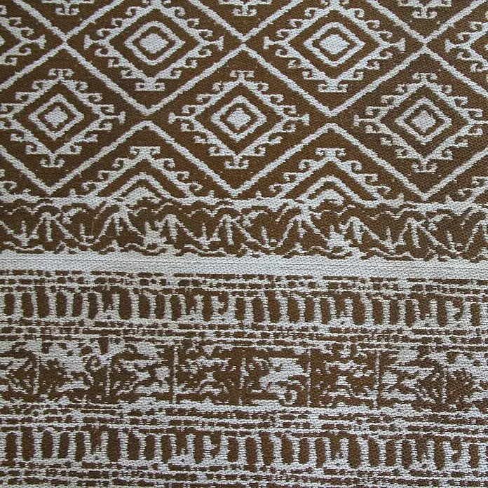 Kayoom Teppich Sunny 100 - Braun, L x B: 290 x 200 cm, 100% Polyester - Detailaufnahme