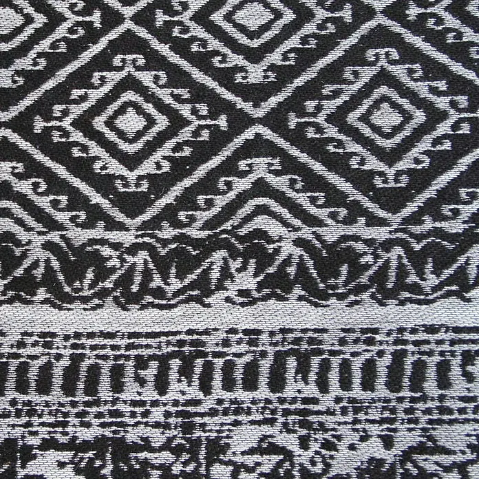 Kayoom Teppich Sunny 100 - Schwarz, L x B: 230 x 160 cm, 100% Polyester - Detailaufnahme