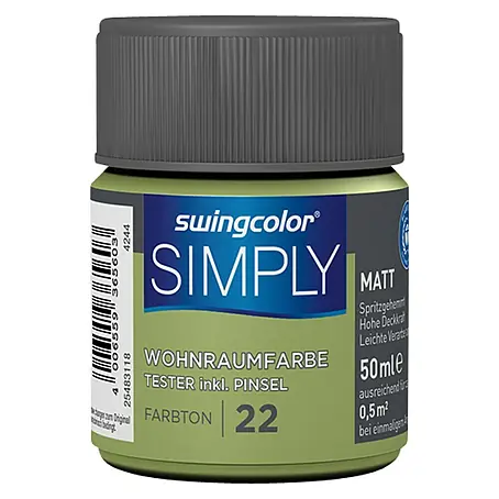swingcolor  Boja za zid SIMPLY Tester