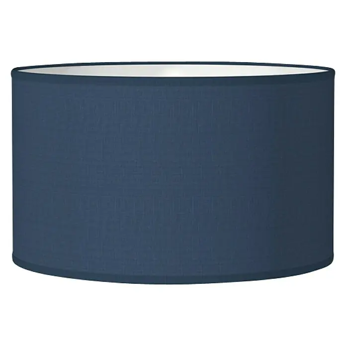 Home Sweet Home Lampenschirm Bling - Ø x H: 35 x 21 cm, Dark Denim, Baumwolle, Rund