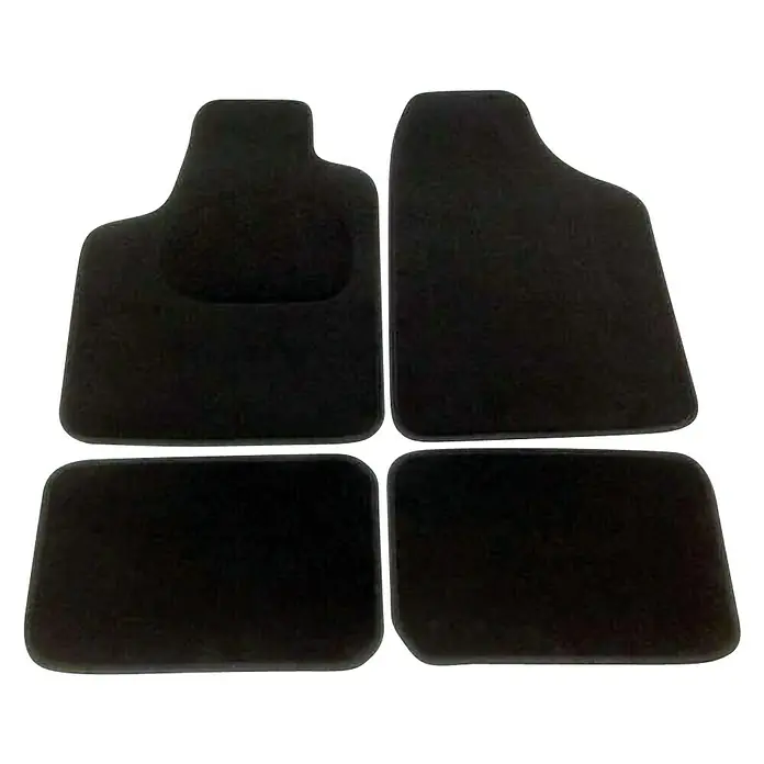 Juego de alfombrillas para vehículo Talla A - 4 piezas, Negro