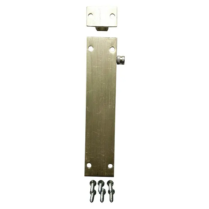 Cerrojo - Largo: 150 mm, Aluminio, Plateado