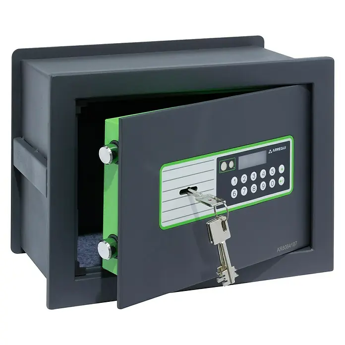 Arregui Caja fuerte empotrable Supra 241020 - Cerradura de combinación electrónica, L x An x Al: 36 x 25 x 26 cm