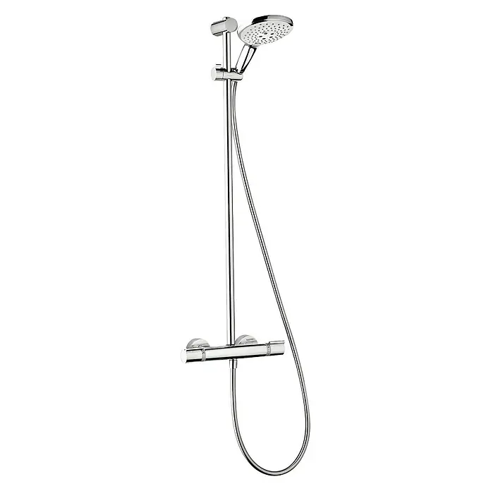 Hansgrohe Set de ducha MySelect - Número de funciones: 3 ud., Diámetro ducha de mano: 15 cm, Cromo