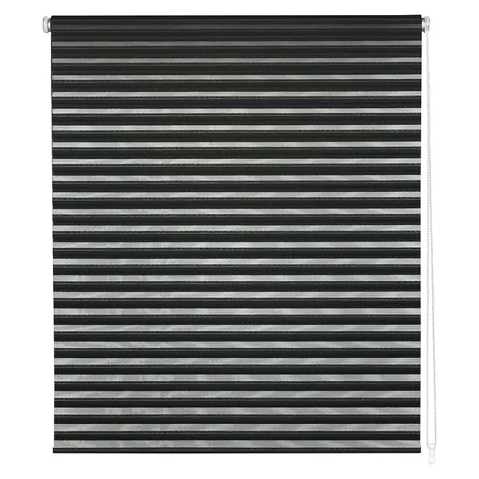 Estor noche y día Eclipse - An x Al: 150 x 190 cm, Negro