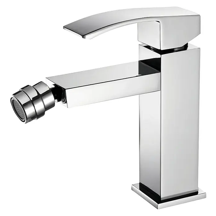 Cosmobath Dryden Grifo monomando de bidé - Cromo, Brillante