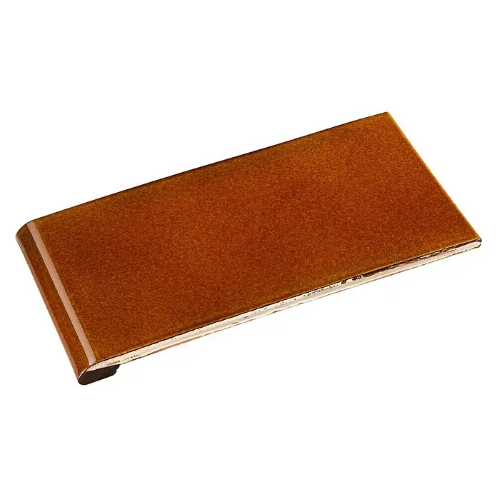 BHS Cataluña Baldosa decorativa Vierteaguas - 14 x 28 cm, Tabaco