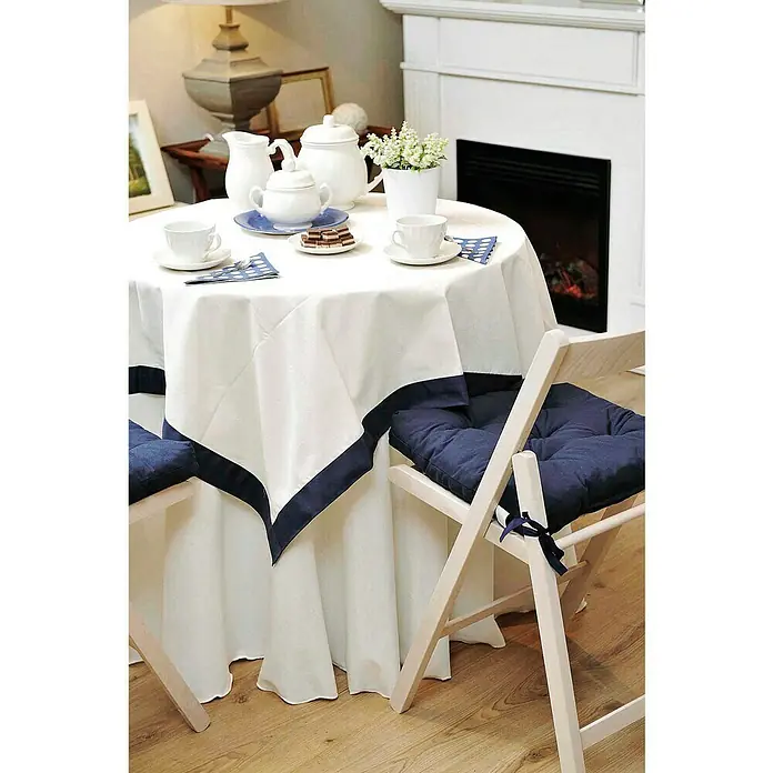Mesa Camilla redonda 80 - 75 x 80 cm