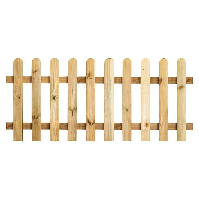Forest-Style Valla de madera Clelia - Natural, An x Al: 1,8 x 0,7 m