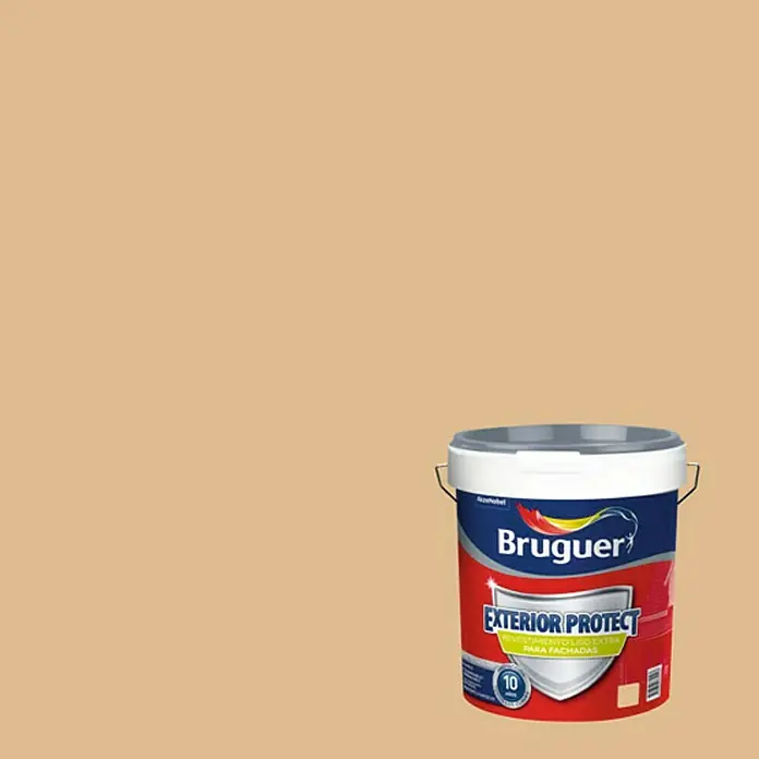 Bruguer Pintura para fachadas Exterior Protect Extra - Arena, 4 l, Mate