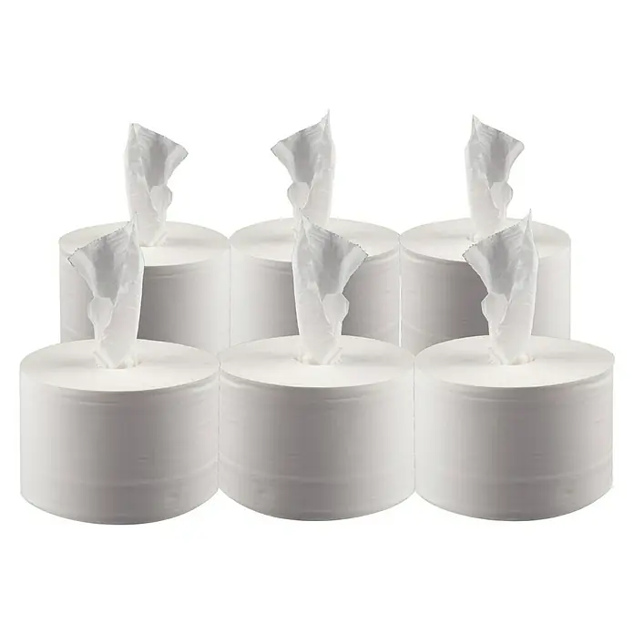 Rollo de papel de baño con salida central - 6 ud.