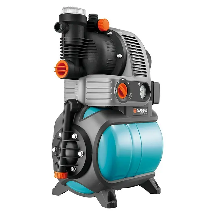 Gardena Grupo de presión 4000/5 ECO - 850 W, Capacidad de bombeo máx.: 3.500 l/h, Presión máx.: 4,5 bar