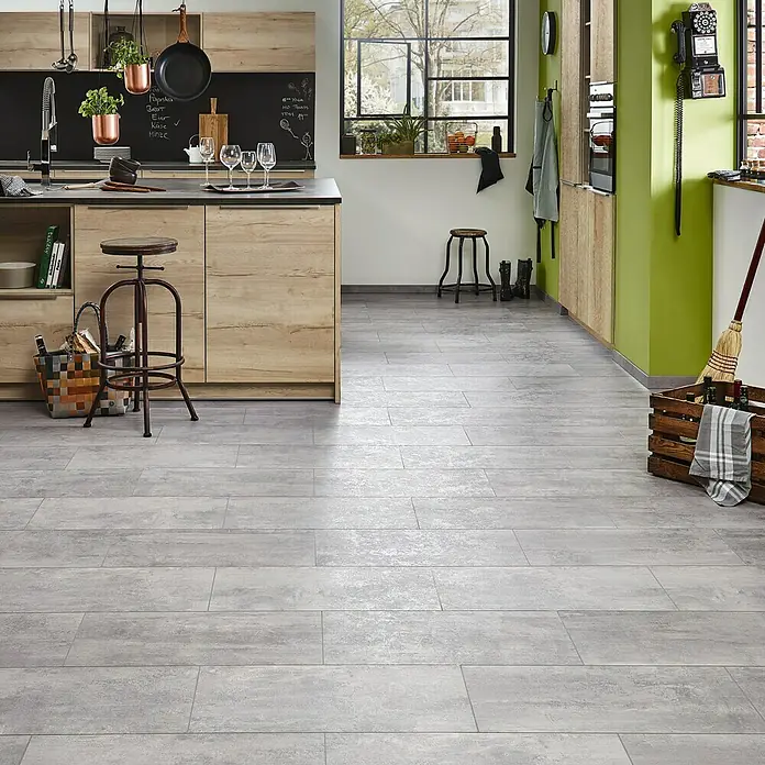 LOGOCLIC Ceramico Laminat Carrara - 1.285 x 327 x 8 mm, Izgled pločica