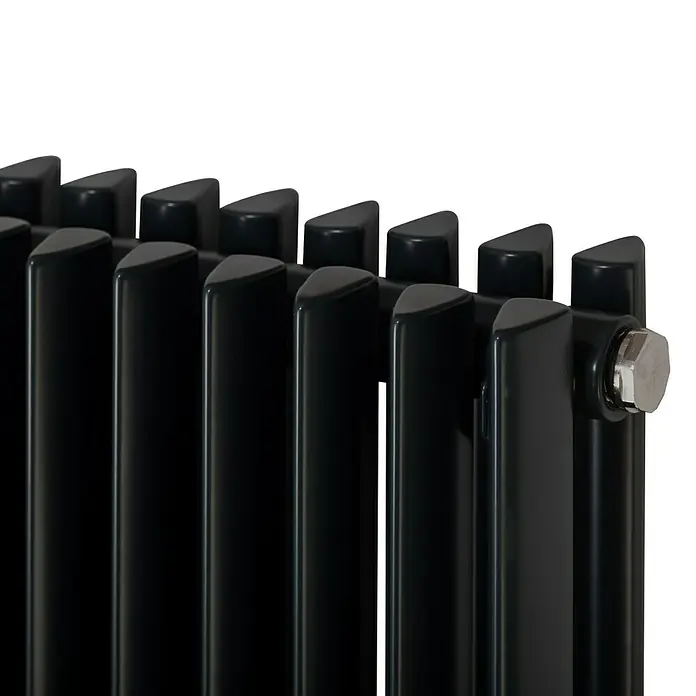 Ximax Raumheizkörper Triton Duplex - 60 x 180 cm, 2.600 W, Anthrazit - Detailaufnahme