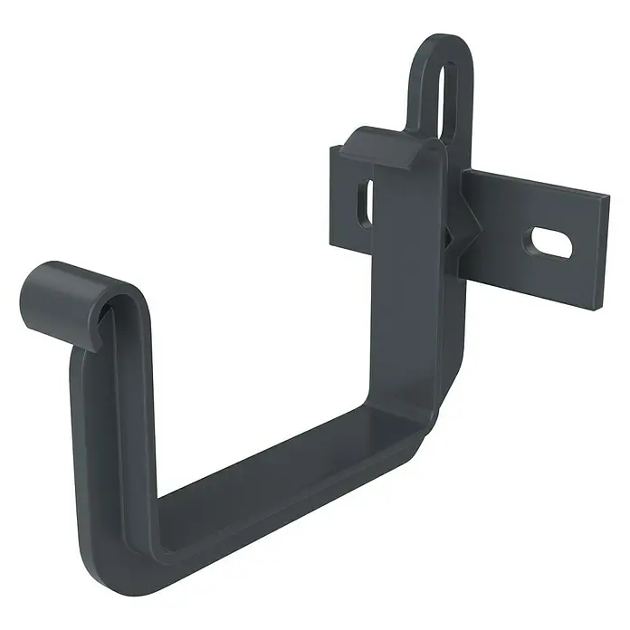 FunkeGruppe Dachrinnenhalter - Nennweite: 70 mm, Kunststoff, Anthrazit