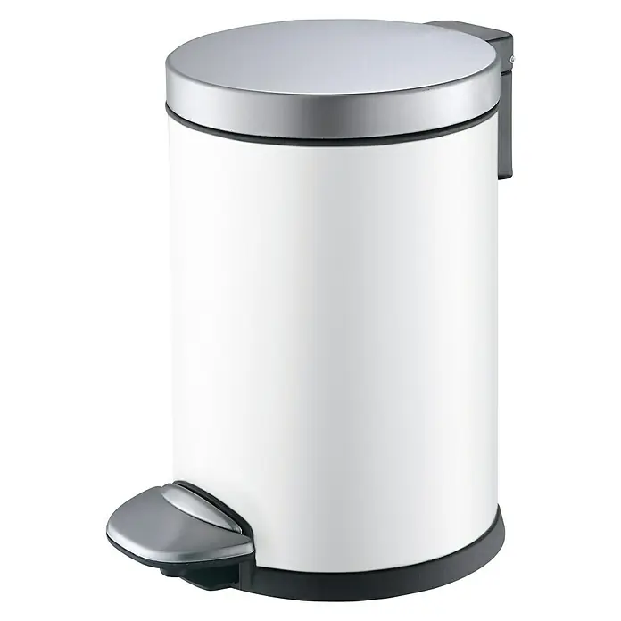 Treteimer Cicilia - 5 l, Weiß, Rund
