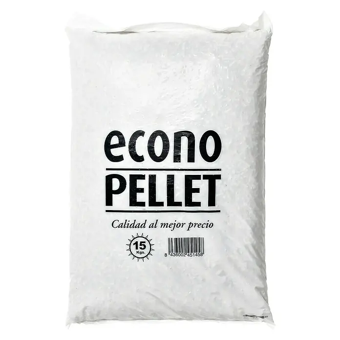 Pellets de madera Econopellet a Palet - 70 saco, 1.050 kg - Vista frontal