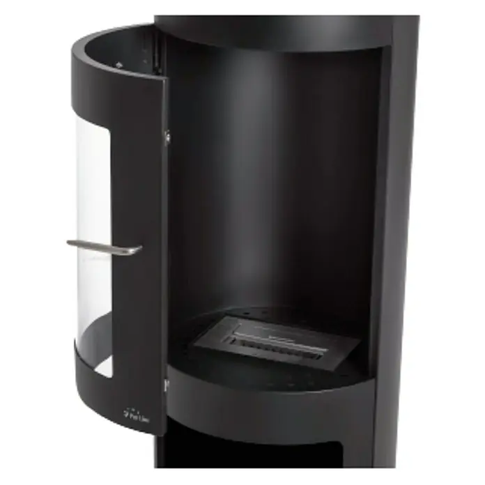 Purline Chimenea de bioetanol Bestfire - 460 x 460 x 1.120 mm, Nero - Primer plano