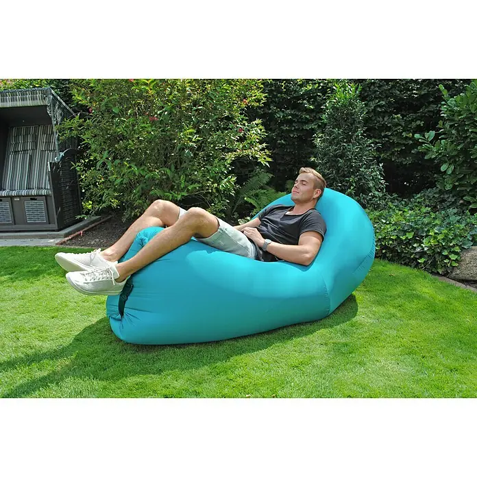 Air Lounge Sofa Peacock - l x b: 180 x 90 cm, Lichtblauw - Toepassingsvoorbeeld