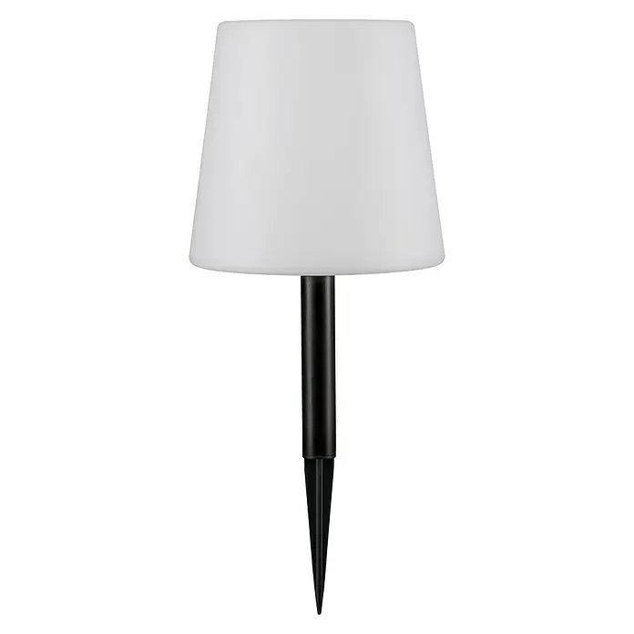 Paulmann Placido Mobiles LED-Licht - 1 W, Grau, Weiß, Höhe: 26 cm, IP44