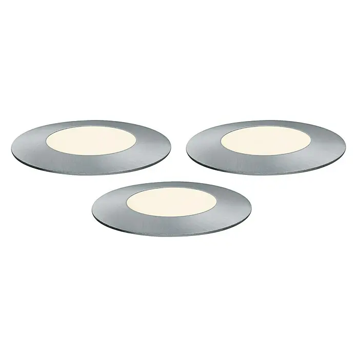 Paulmann Plug & Shine LED-Gartenspot-Set Floor Mini - 3 Stk., 24 V, 2,5 W, IP65 - Vorderansicht