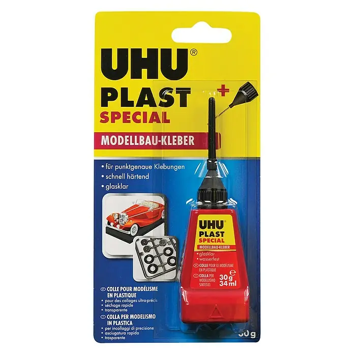 UHU Modellbaukleber Plast Spezial - 30 g - Vorderansicht