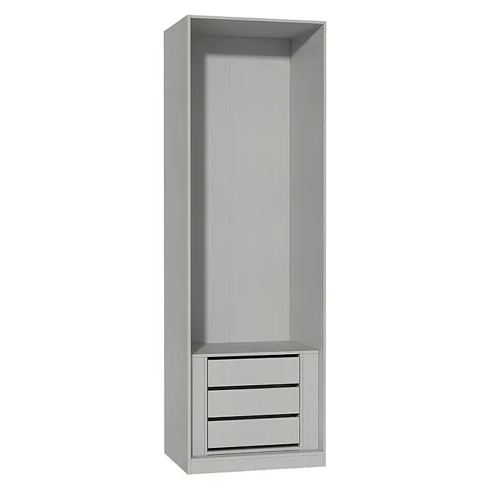 Finsa Módulo de armario con cajones - L x An x Al: 50 x 52,8 x 71,8 cm, Gris