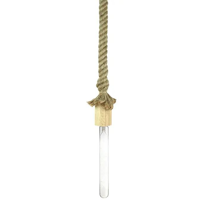 Home Sweet Home Lampenpendel Leonardo - Beige, E27, Naturmaterialien