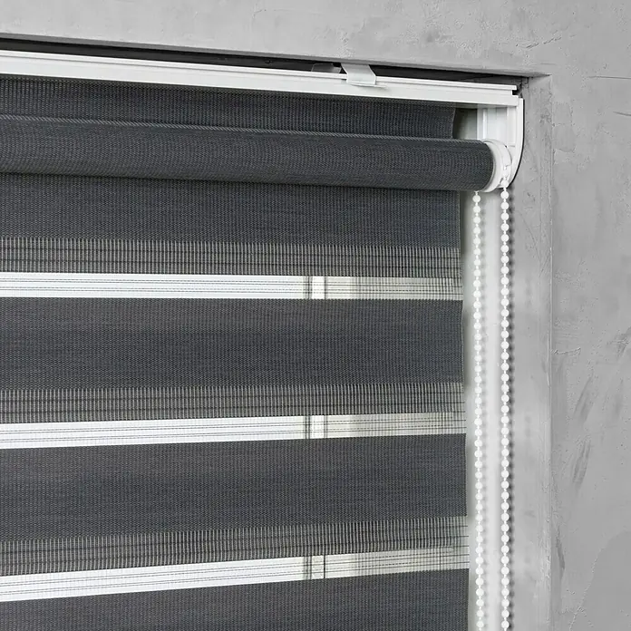 Expo Ambiente Doppelrollo Mini - B x H: 60 x 150 cm, Grau - Detailaufnahme