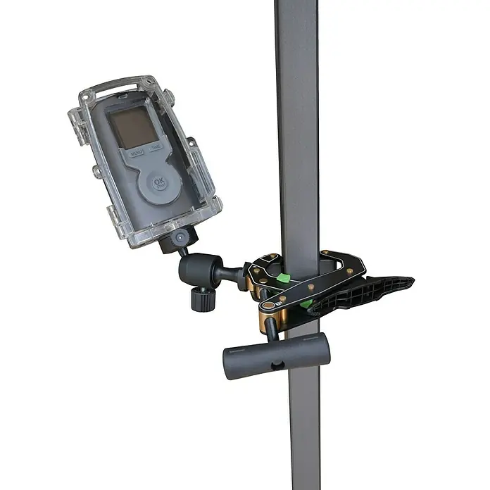 Brinno Zeitraffer-Kamera BCC 200 - Auflösung: 1,3 Megapixel, Brennweite: 19 mm (35 mm entsprechend), Bildschirmtyp: 1,44″ TFT LCD - Rückansicht