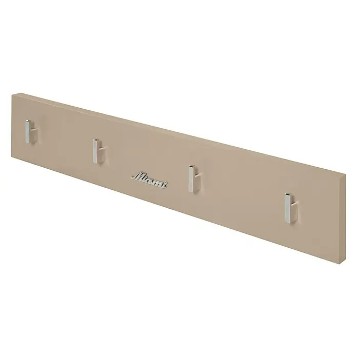 Phönix Miami Garderobenpaneel - L x B x H: 2,2 x 80 x 14 cm, Taupe - Rechte Seitenansicht