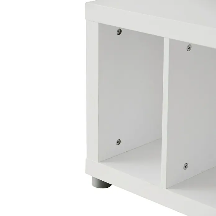 Phönix Fortuna Beistelltisch - L x B x H: 35 x 63,4 x 42,7 cm, Weiß - Detailaufnahme
