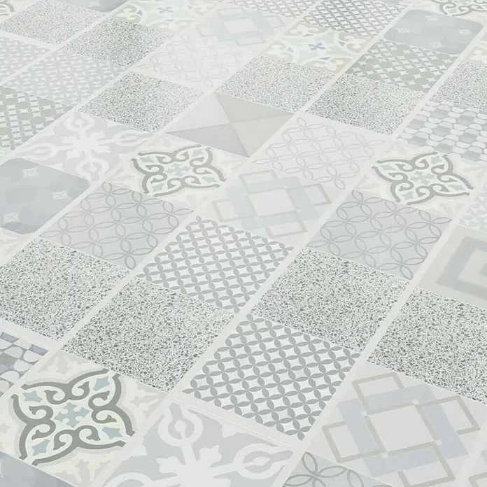 Laminat Portogallo Dolce - 1.286 x 160 x 8 mm, Fliesenoptik - Linke Seitenansicht