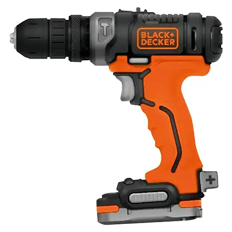 Black+Decker  Taladro atornillador percutor de batería BDCHD12S1-XJ