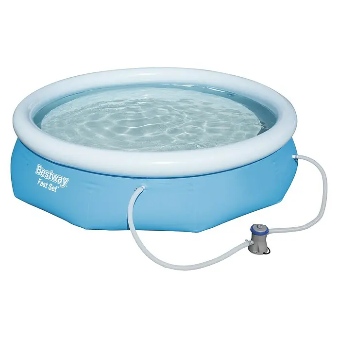 Bestway Zwembad met filterpomp FAST - Ø x h: 305 x 76 cm, 3.638 l, Blauw - Top-down weergave