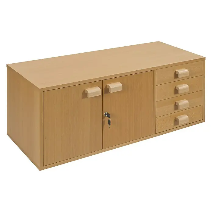 Ramia Werkbank-Unterschrank Pro II - 460 x 1.210 x 580 mm, Anzahl Türen: 2 Stk. - Vorderansicht