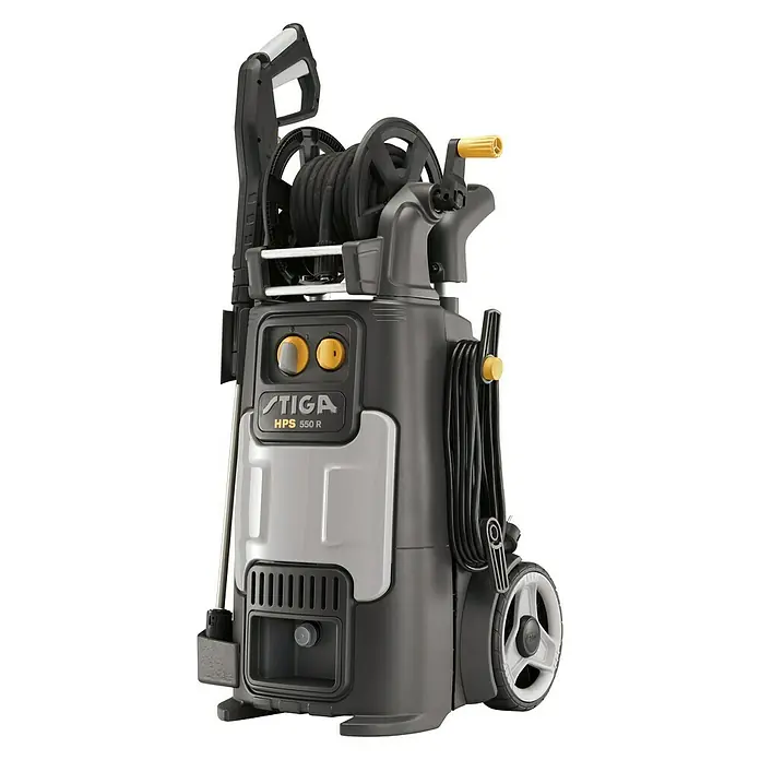 Stiga Hochdruckreiniger HPS 550 R - 2.500 W, 150 bar, Fördermenge: Max. 520 l/h - Vorderansicht