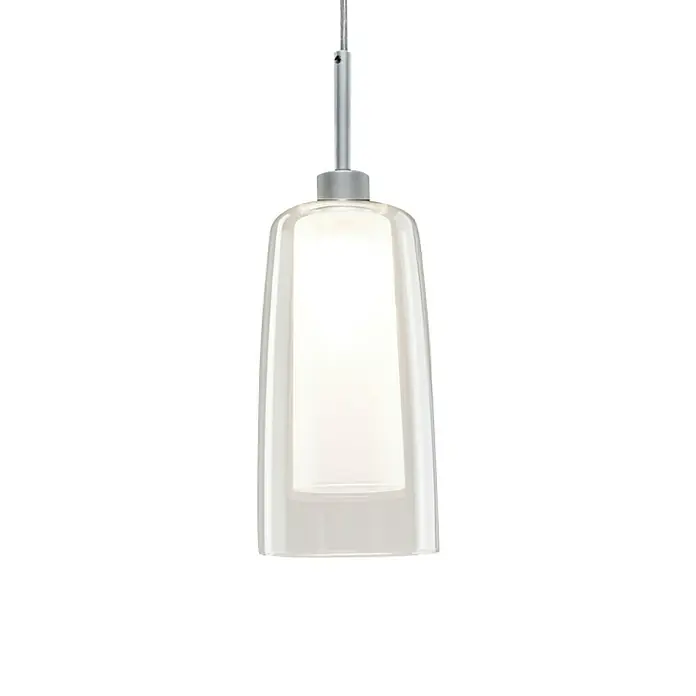 Paulmann URail LED-Pendelleuchte Arido - 1-flammig, 3 W, Lichtfarbe: Warmweiß, Höhe: 20 cm - Vorderansicht