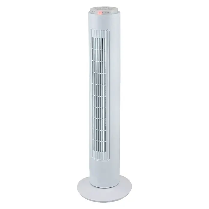 Proklima Turmventilator - Weiß, 78 cm, 50 W, 258 m³/h, Timer